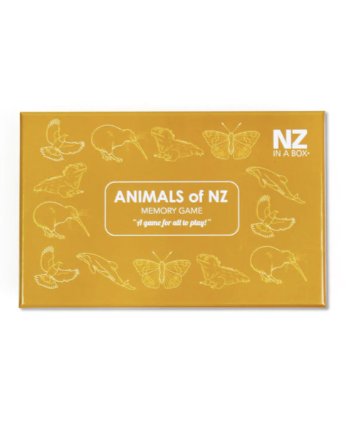 Alternative view of Animals of NZ Memory Game